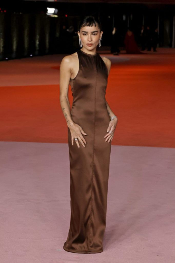 Зои Кравиц в Saint Laurent